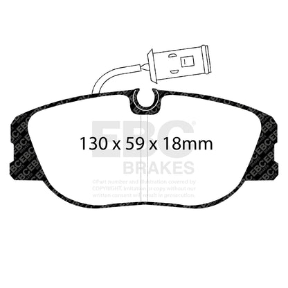 EBC Brakes Greenstuff 6000 Series Truck and SUV Brake Pad Set (DP6992)