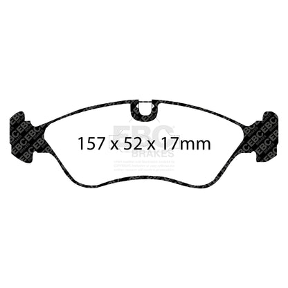 EBC Brakes Greenstuff 6000 Series Truck and SUV Brake Pad Set (DP6992)