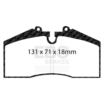 EBC Brakes Greenstuff 6000 Series Truck and SUV Brake Pad Set (DP6992)