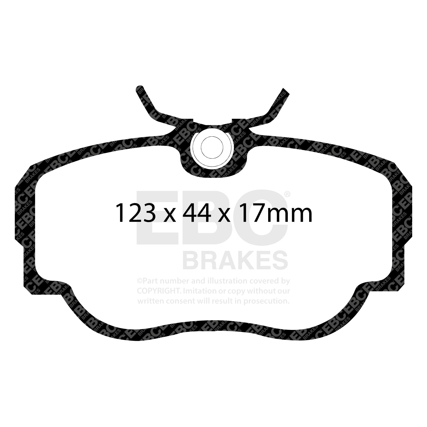 EBC Brakes Greenstuff 6000 Series Truck and SUV Brake Pad Set (DP6992)