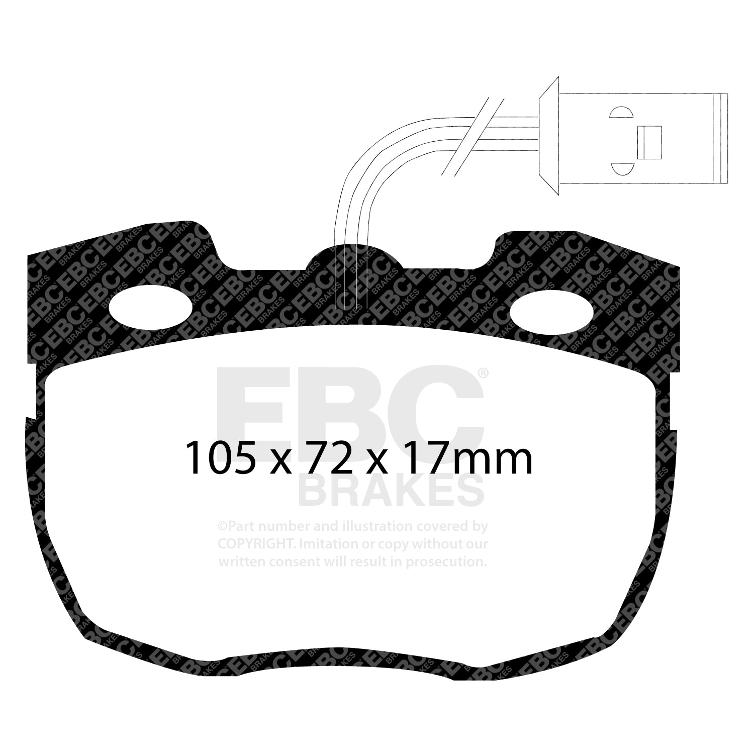 EBC Brakes Greenstuff 6000 Series Truck and SUV Brake Pad Set (DP6992)