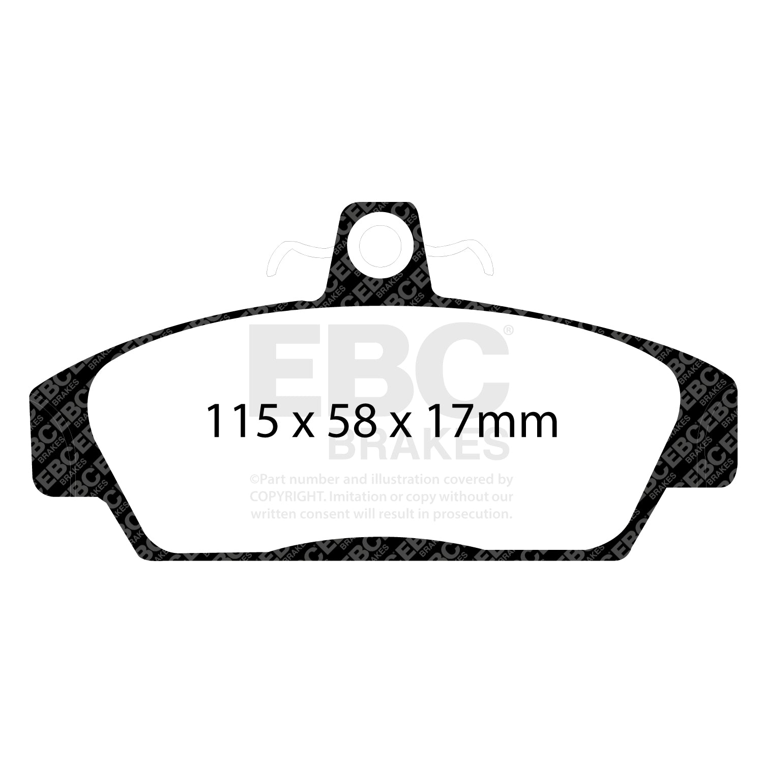 EBC Brakes Greenstuff 6000 Series Truck and SUV Brake Pad Set (DP6992)