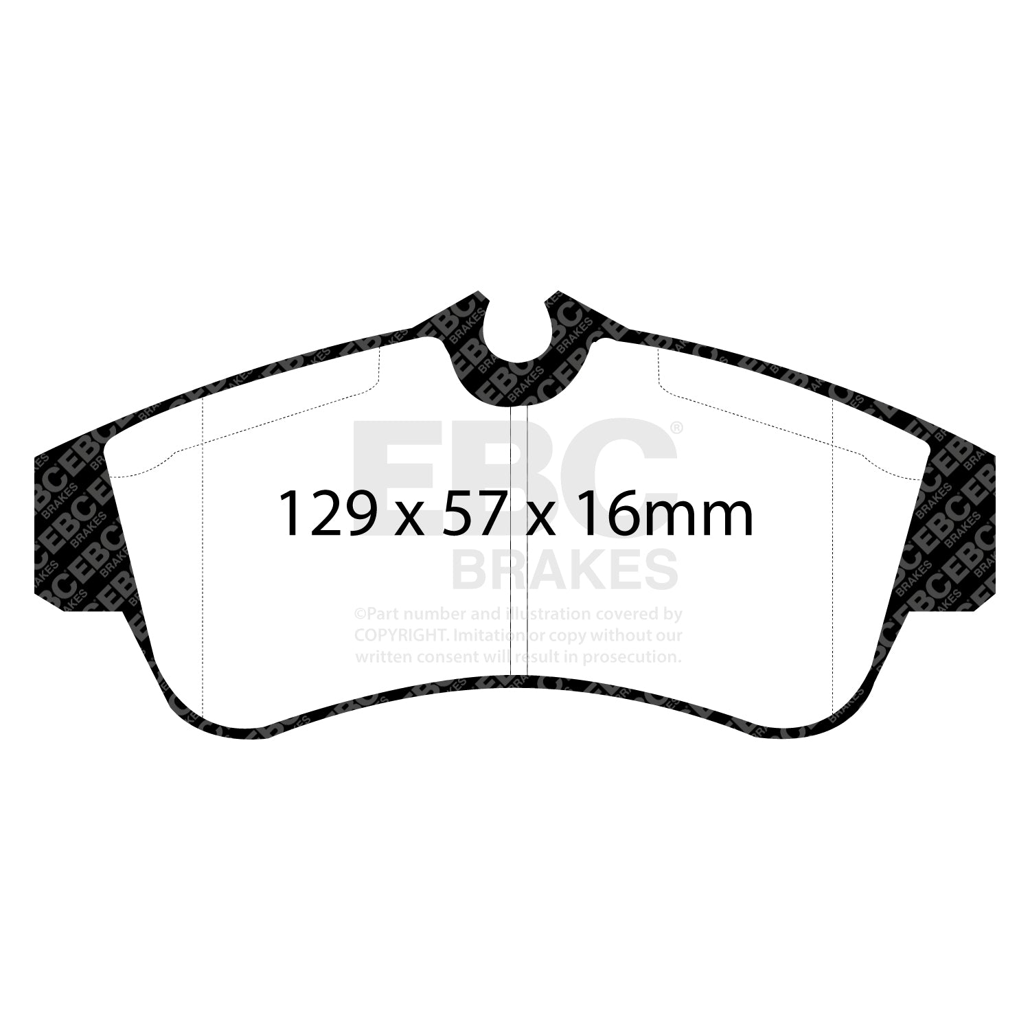 EBC Brakes Greenstuff 6000 Series Truck and SUV Brake Pad Set (DP6992)