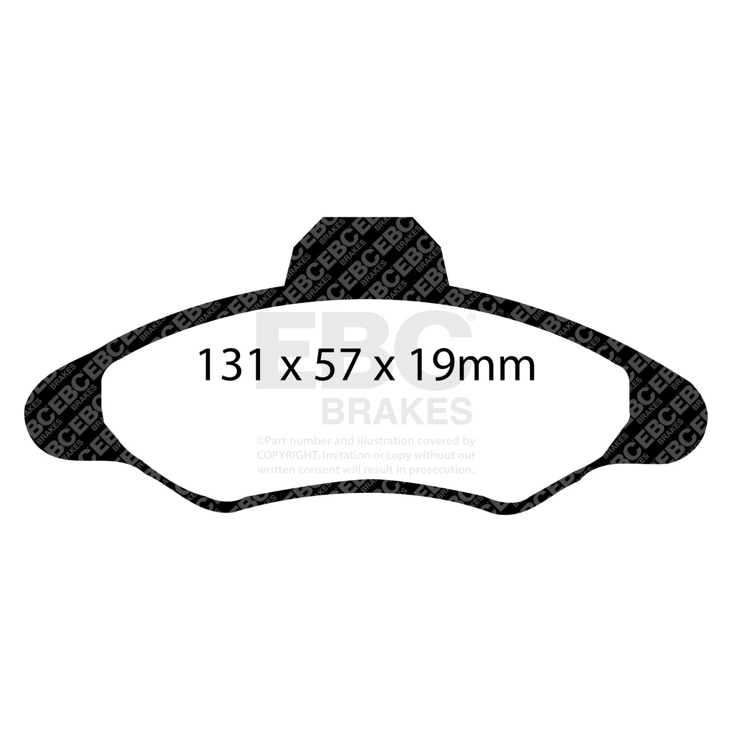 EBC Brakes Greenstuff 6000 Series Truck and SUV Brake Pad Set (DP6992)