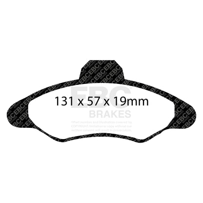 EBC Brakes Greenstuff 6000 Series Truck and SUV Brake Pad Set (DP6992)