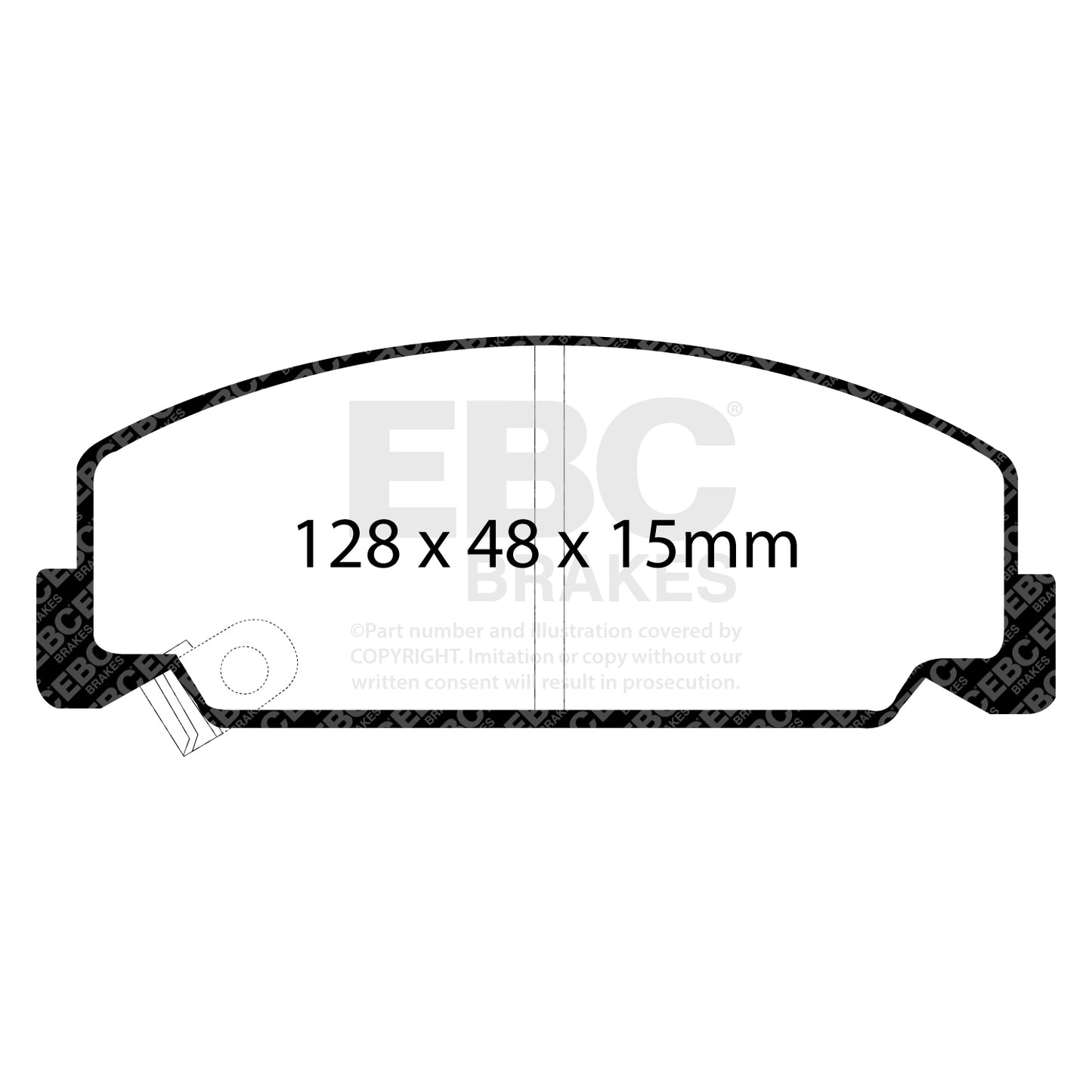 EBC Brakes Greenstuff 6000 Series Truck and SUV Brake Pad Set (DP6992)