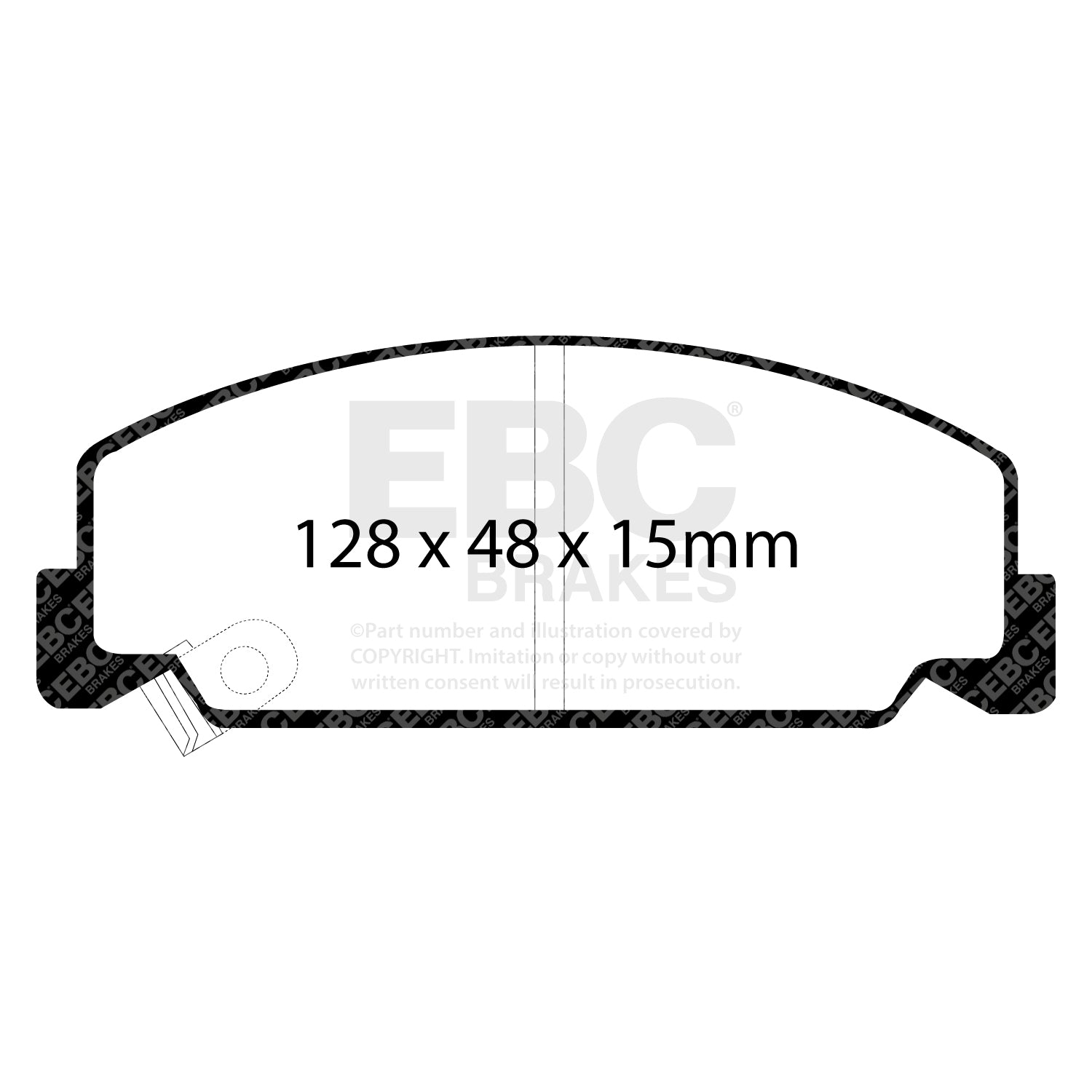 EBC Brakes Greenstuff 6000 Series Truck and SUV Brake Pad Set (DP6992)