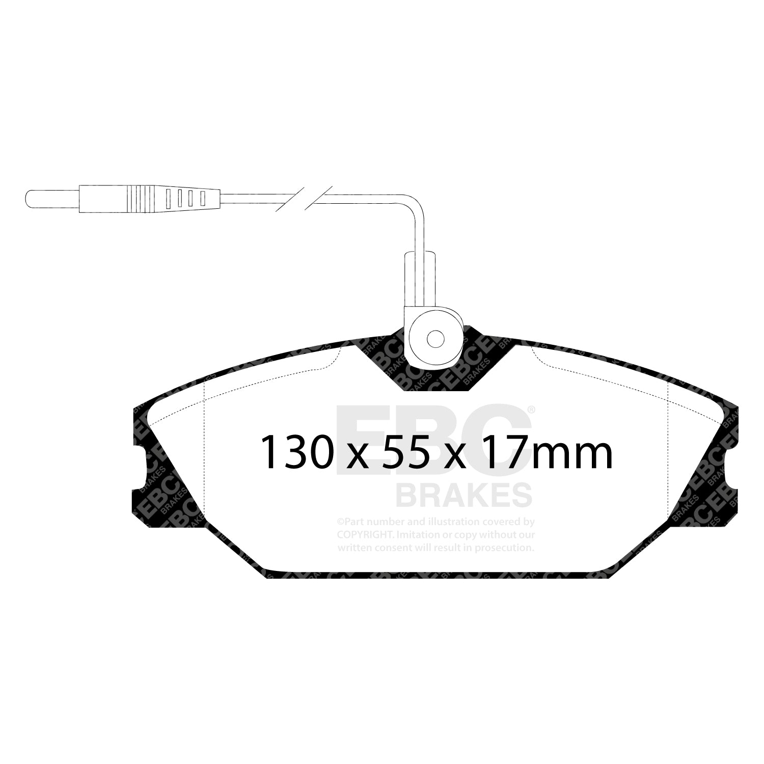 EBC Brakes Greenstuff 6000 Series Truck and SUV Brake Pad Set (DP6992)