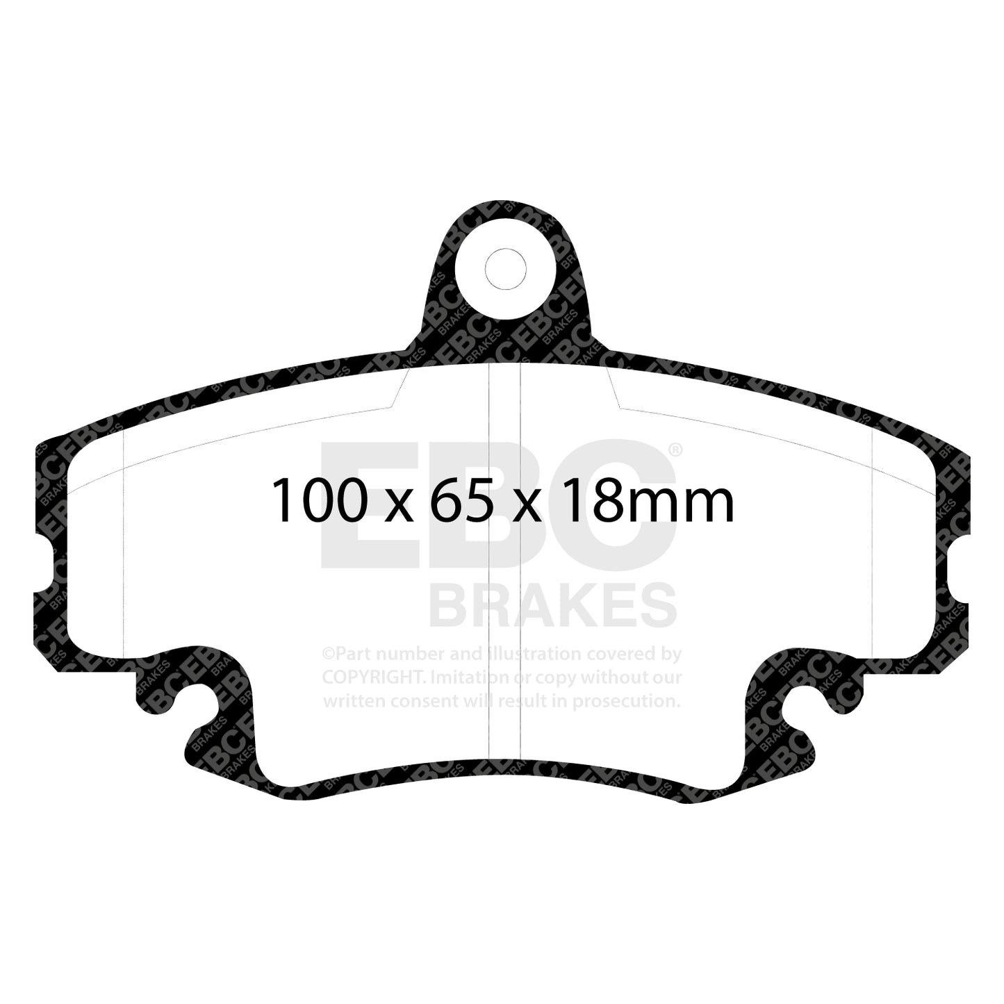 EBC Brakes Greenstuff 6000 Series Truck and SUV Brake Pad Set (DP6992)