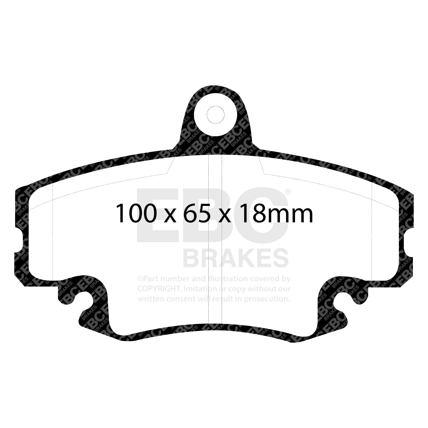 EBC Brakes Greenstuff 6000 Series Truck and SUV Brake Pad Set (DP6992)