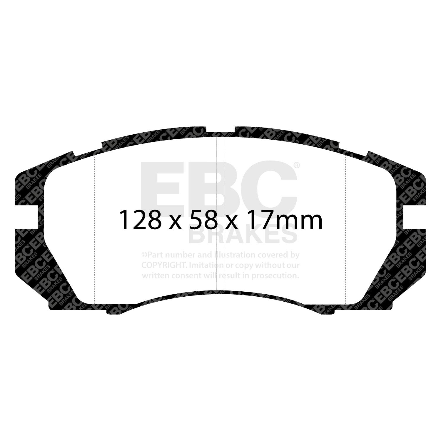 EBC Brakes Greenstuff 6000 Series Truck and SUV Brake Pad Set (DP6992)