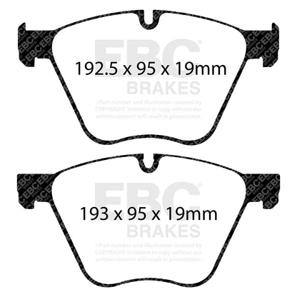 EBC Brakes Greenstuff 6000 Series Truck and SUV Brake Pad Set (DP6992)