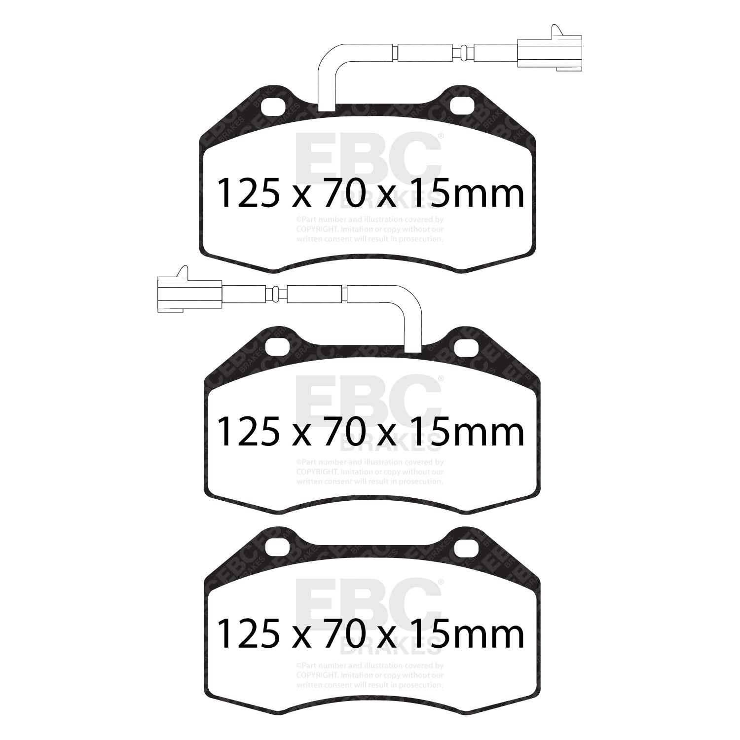 EBC Brakes Greenstuff 6000 Series Truck and SUV Brake Pad Set (DP6992)