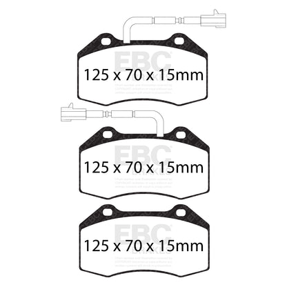 EBC Brakes Greenstuff 6000 Series Truck and SUV Brake Pad Set (DP6992)