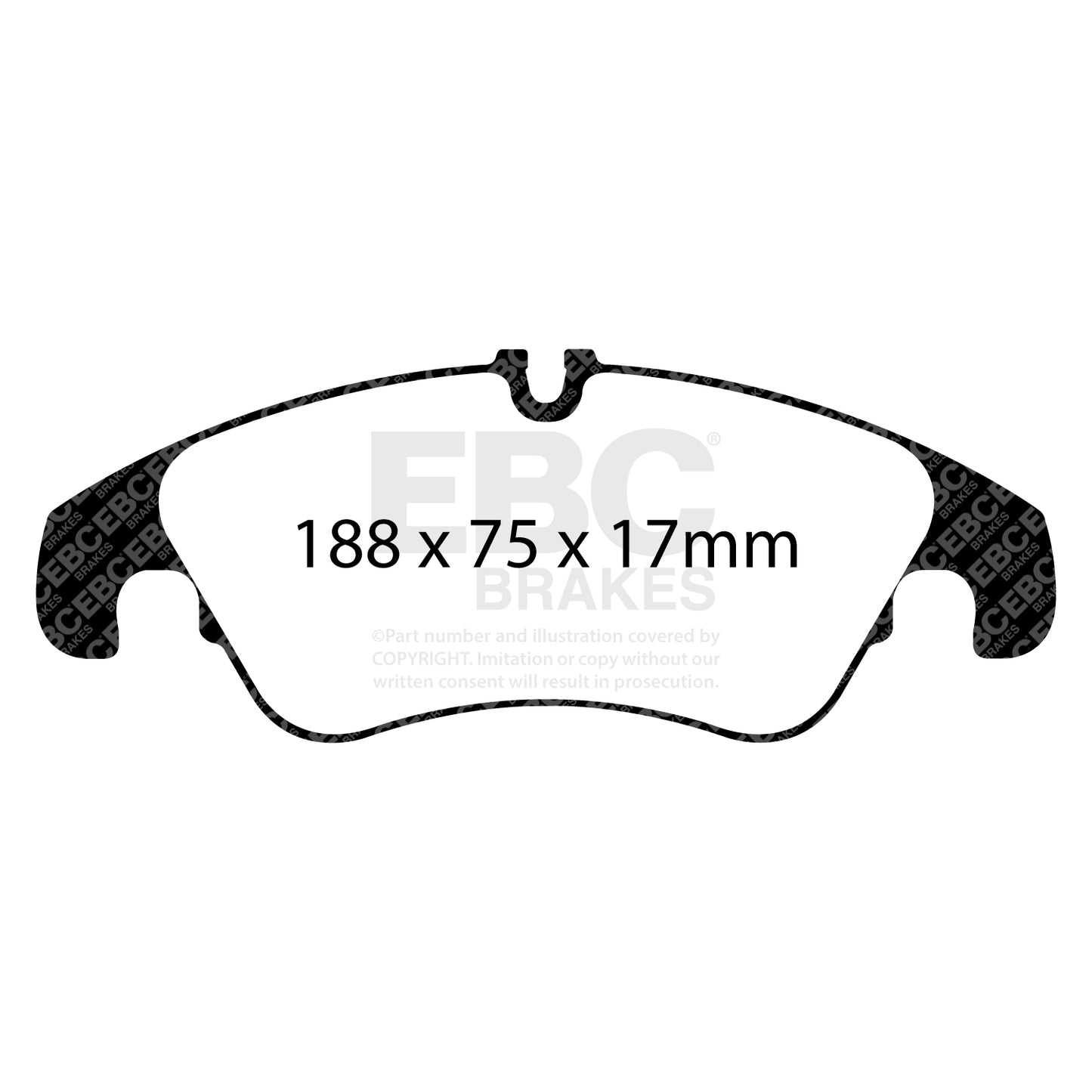 EBC Brakes Greenstuff 6000 Series Truck and SUV Brake Pad Set (DP6992)