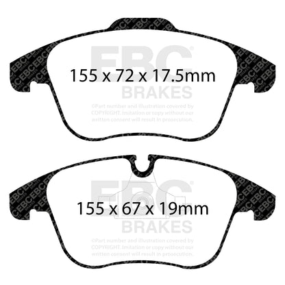 EBC Brakes Greenstuff 6000 Series Truck and SUV Brake Pad Set (DP6992)