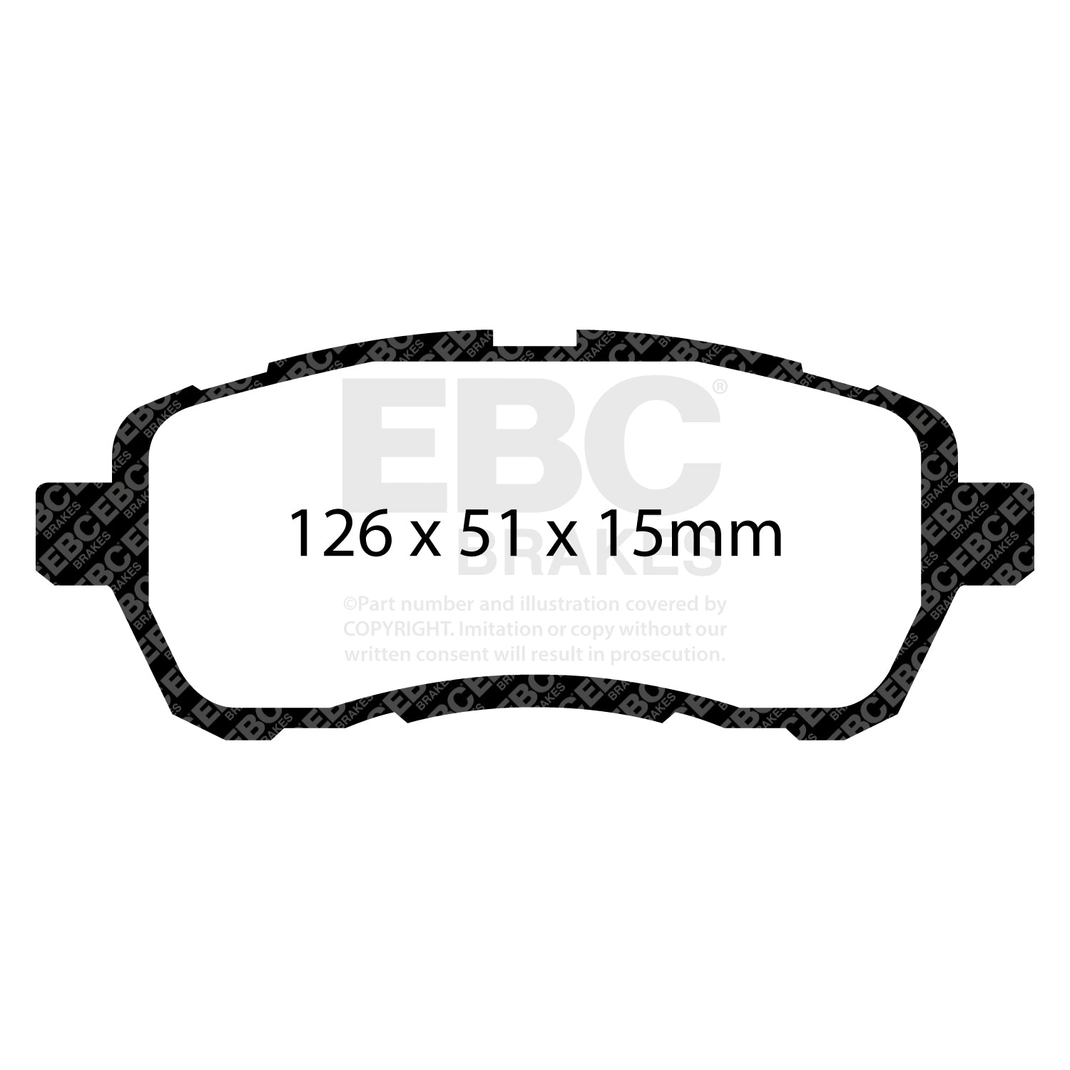 EBC Brakes Greenstuff 6000 Series Truck and SUV Brake Pad Set (DP6992)