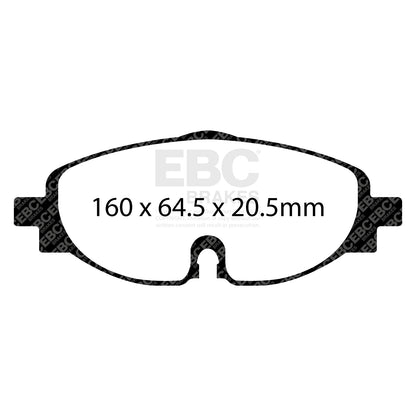 EBC Brakes Greenstuff 6000 Series Truck and SUV Brake Pad Set (DP6992)