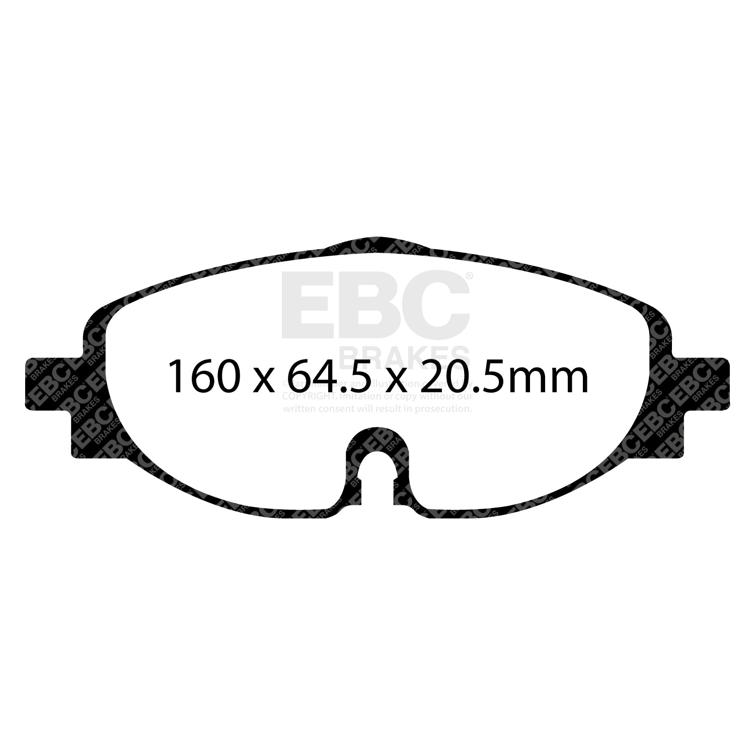 EBC Brakes Greenstuff 6000 Series Truck and SUV Brake Pad Set (DP6992)