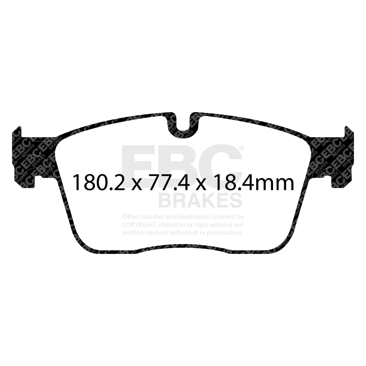 EBC Brakes Greenstuff 6000 Series Truck and SUV Brake Pad Set (DP6992)