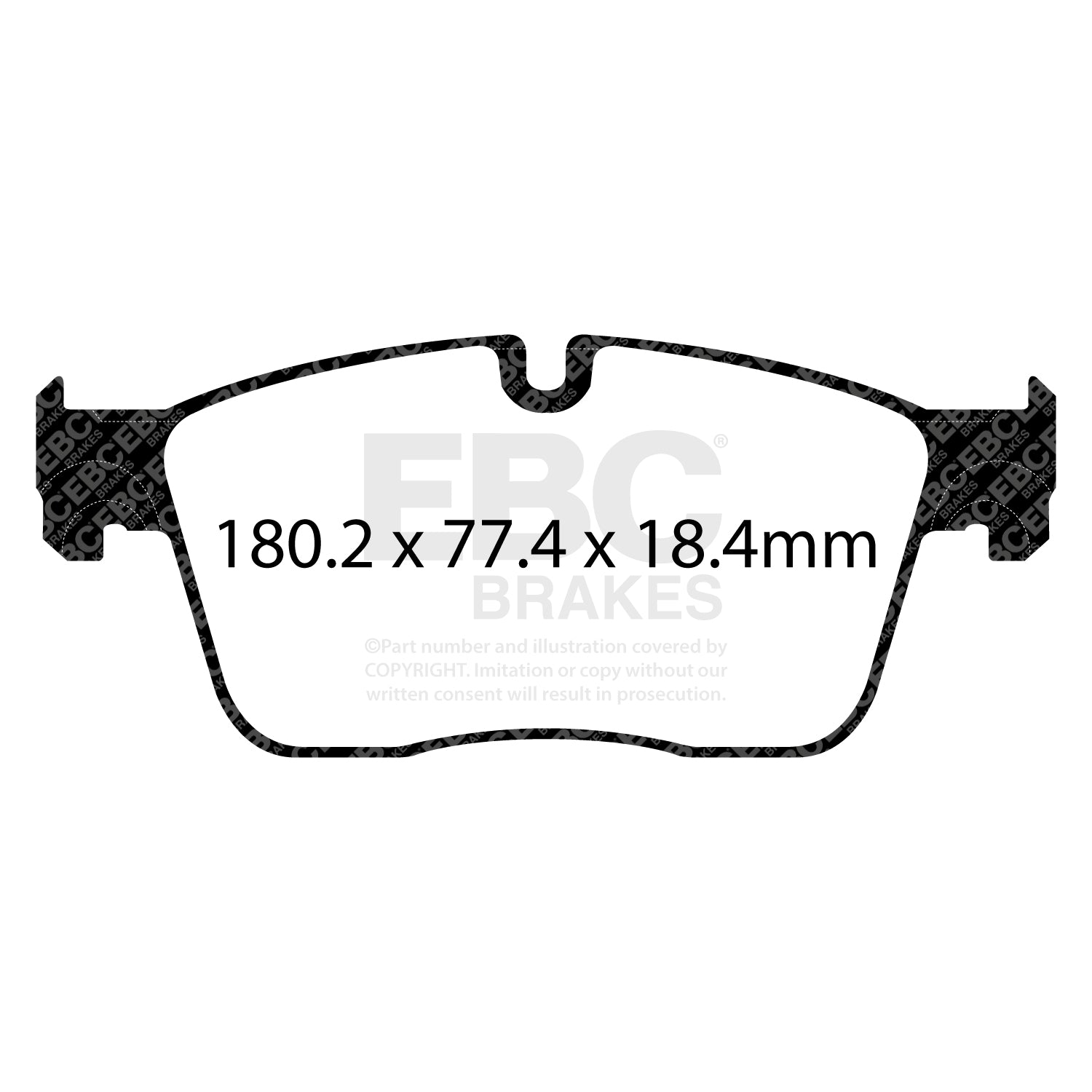 EBC Brakes Greenstuff 6000 Series Truck and SUV Brake Pad Set (DP6992)