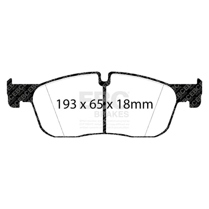 EBC Brakes Greenstuff 6000 Series Truck and SUV Brake Pad Set (DP6992)