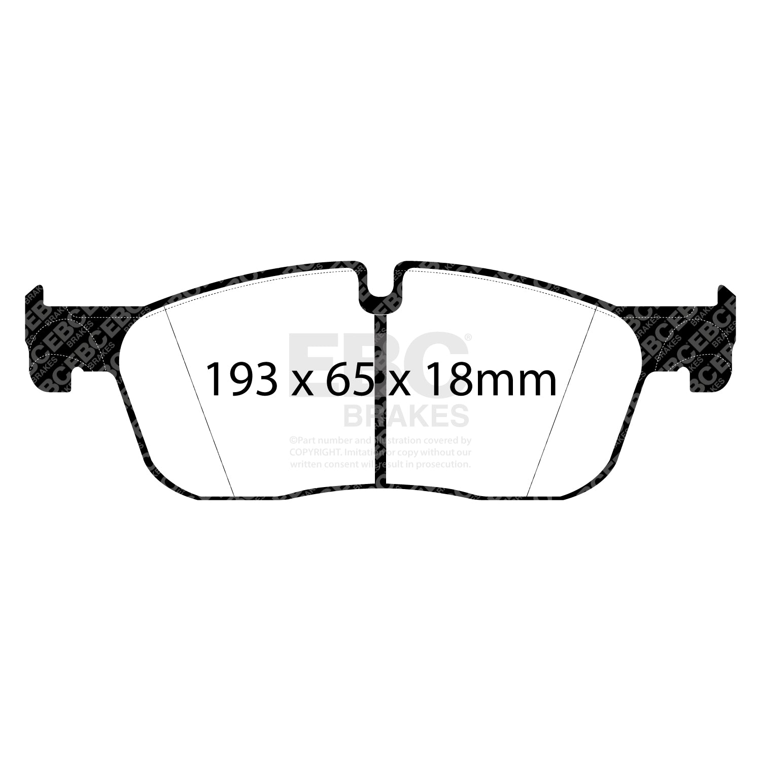 EBC Brakes Greenstuff 6000 Series Truck and SUV Brake Pad Set (DP6992)