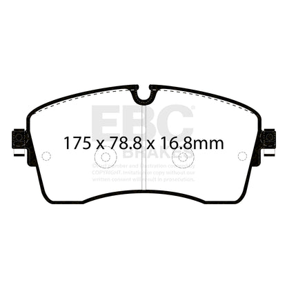 EBC Brakes Greenstuff 6000 Series Truck and SUV Brake Pad Set (DP6992)