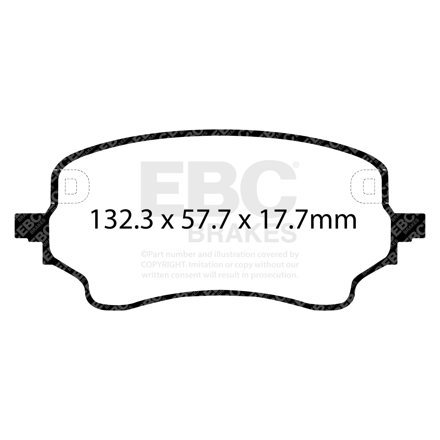 EBC Brakes Greenstuff 6000 Series Truck and SUV Brake Pad Set (DP6992)