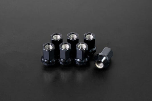 HR-WHEEL LUG NUTS - M12 x 125 LENGTH 35mm OPEN-END TYPE 60 CONICAL SEAT 20PCSSET