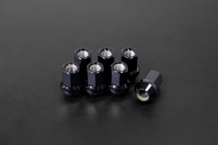 HR-WHEEL LUG NUTS - M12 x 15 LENGTH 35mm OPEN-END TYPE 60 CONICAL SEAT 20PCSSET