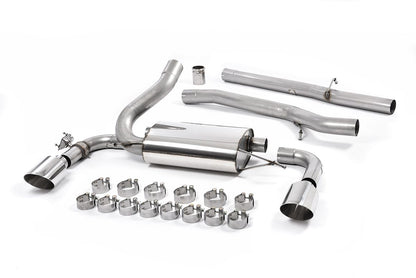 Milltek Sport  Cat-back Exhaust - 2016 - 2018 Ford  Focus  Mk3 RS 2.3-litre EcoBoost 4wd 5-Door Hatchback