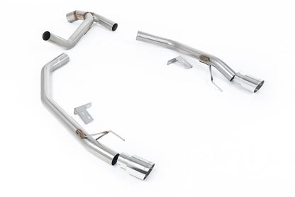Milltek Sport  Cat-back Exhaust - Ford  Ranger 2.0 Bi Turbo Twin Raptor Style