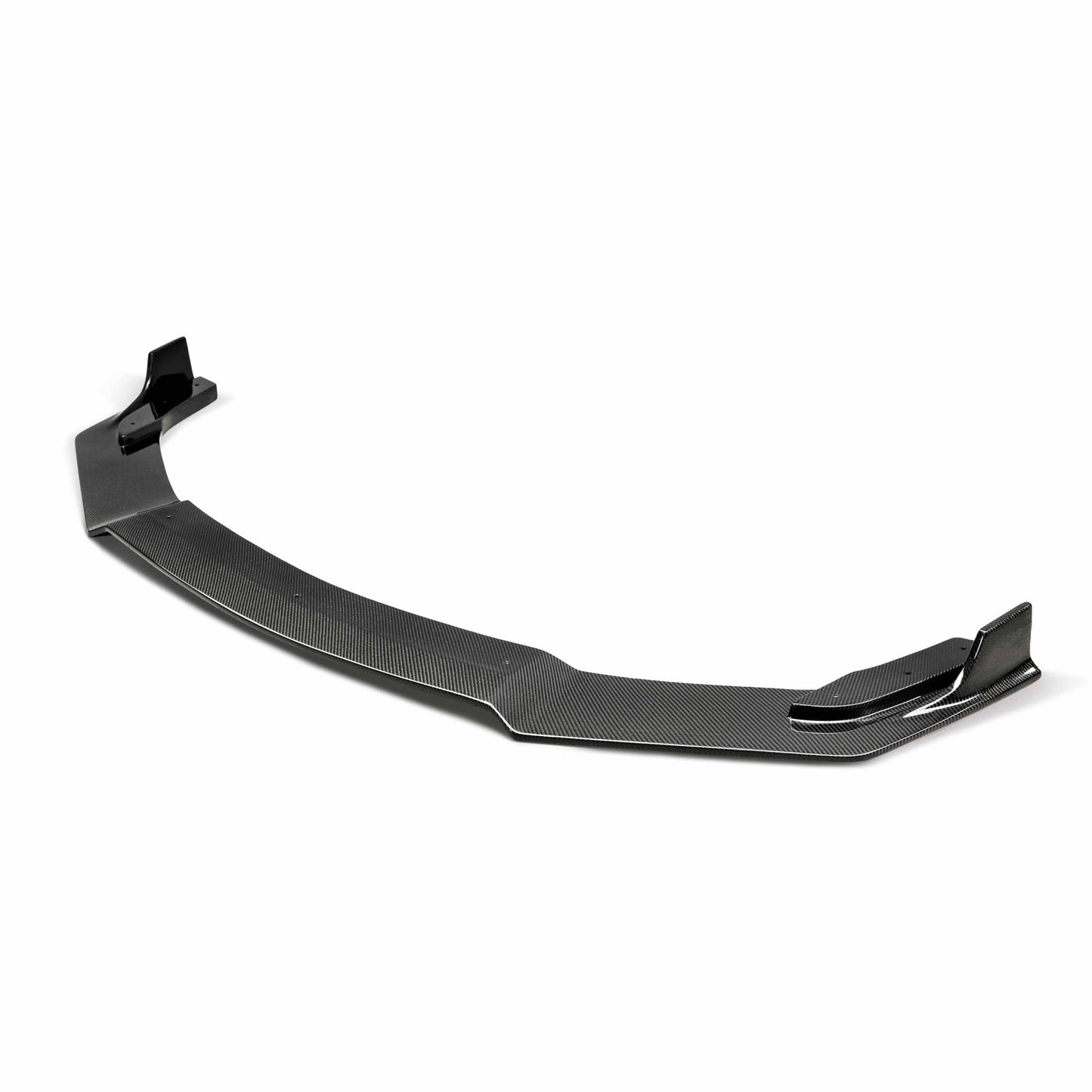 Carbon Fibre Splitter For Tt-Style Fibreglass Front Bumper For 2016-2021 Honda Civic 4 Dr