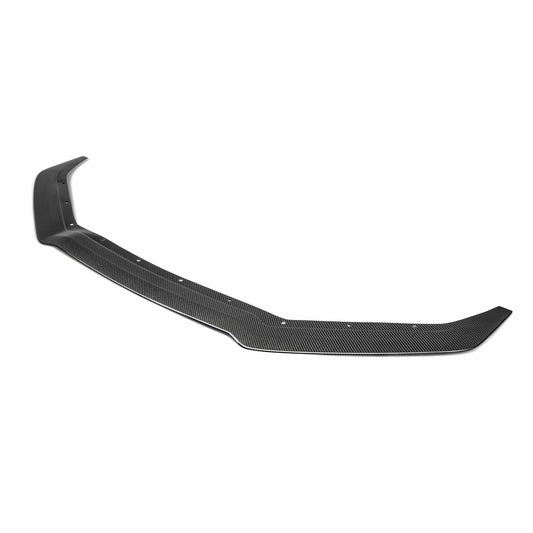 Cv-Style Carbon Fibre Front Splitter For 2017-2021 Honda Civic Type R