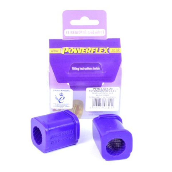 Powerflex - Toyota MR2 Models MR2 Gen2 SW20 (1989 - 1999)MR2 SW20 REV 2 to 5 (1991 - 1999) Rear Anti Roll Bar Bush 20mm