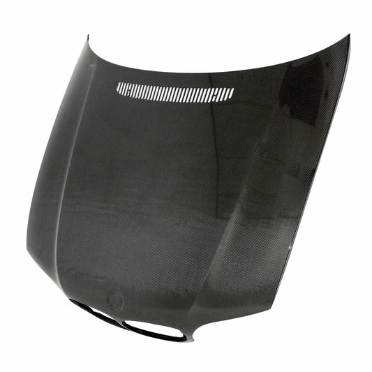 Oem-Style Carbon Fibre Bonnet For 2002-2005  Bmw E46 2Dr, Lci