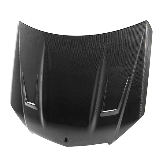 Gt-Style Carbon Fibre Bonnet For 2008-2011 Mercedes Benz C63 (Does Not Fit Standard C-Class)