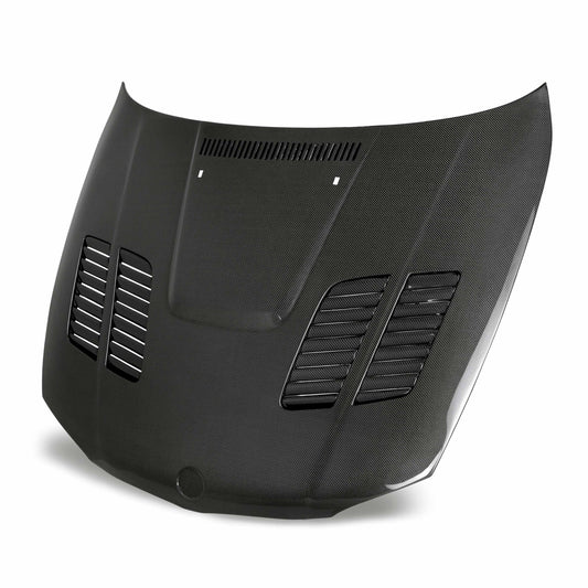 Gtr-Style Carbon Fibre Bonnet For 2008-2013 Bmw E82 2Dr/Hb