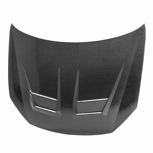 Dv-Style Carbon Fibre Bonnet For 2010-2014 Vw Golf / Gti (Shaved)