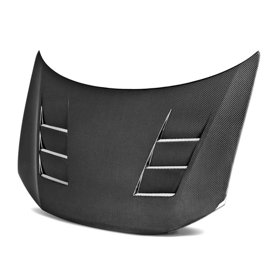 Ts-Style Carbon Fibre Bonnet For 2012-2013 Honda Civic 2Dr And 2012 Honda Civic 4Dr