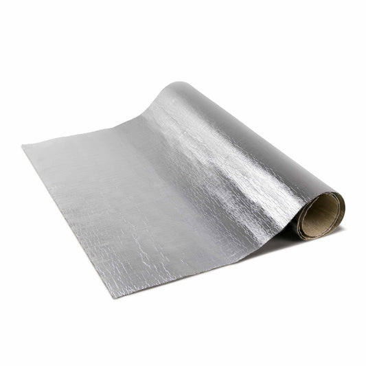 Thermotec Aluminized Heat Barrier Adhesive Backed, 24In X 48In