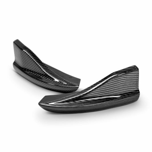 Cs-Style Carbon Fibre Rear Lip For 2008-2014 Subaru Sti / 2011-2014 Wrx Hatchback