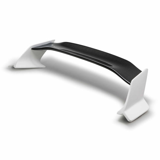Tt-Style Fibreglass Rear Spoiler With Carbon Fibre Center For 2016-2020 Honda Civic 2 Dr