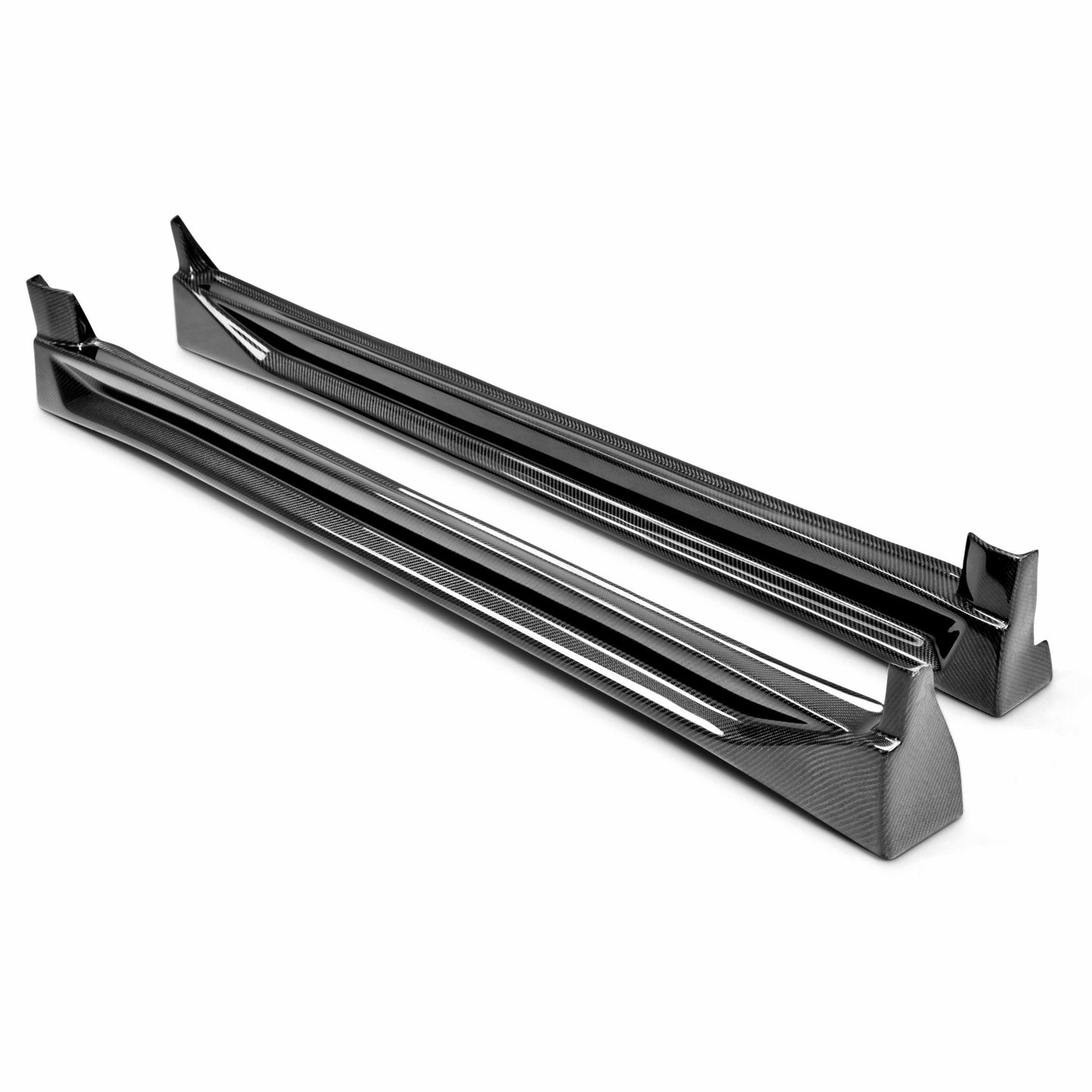 Cw-Style Carbon Fibre Side Skirts For 2004-2005 Subaru Impreza / Wrx