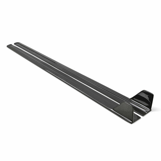 Tr-Style Carbon Fibre Side Skirts For 2016-2021 Honda Civic 4 Dr