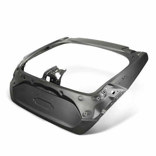 Oem-Style Dry Carbon Boot Lid For 2017-2021 Honda Civic Type R Hatchback *All Dry Carbon Products Are Matte Finish.